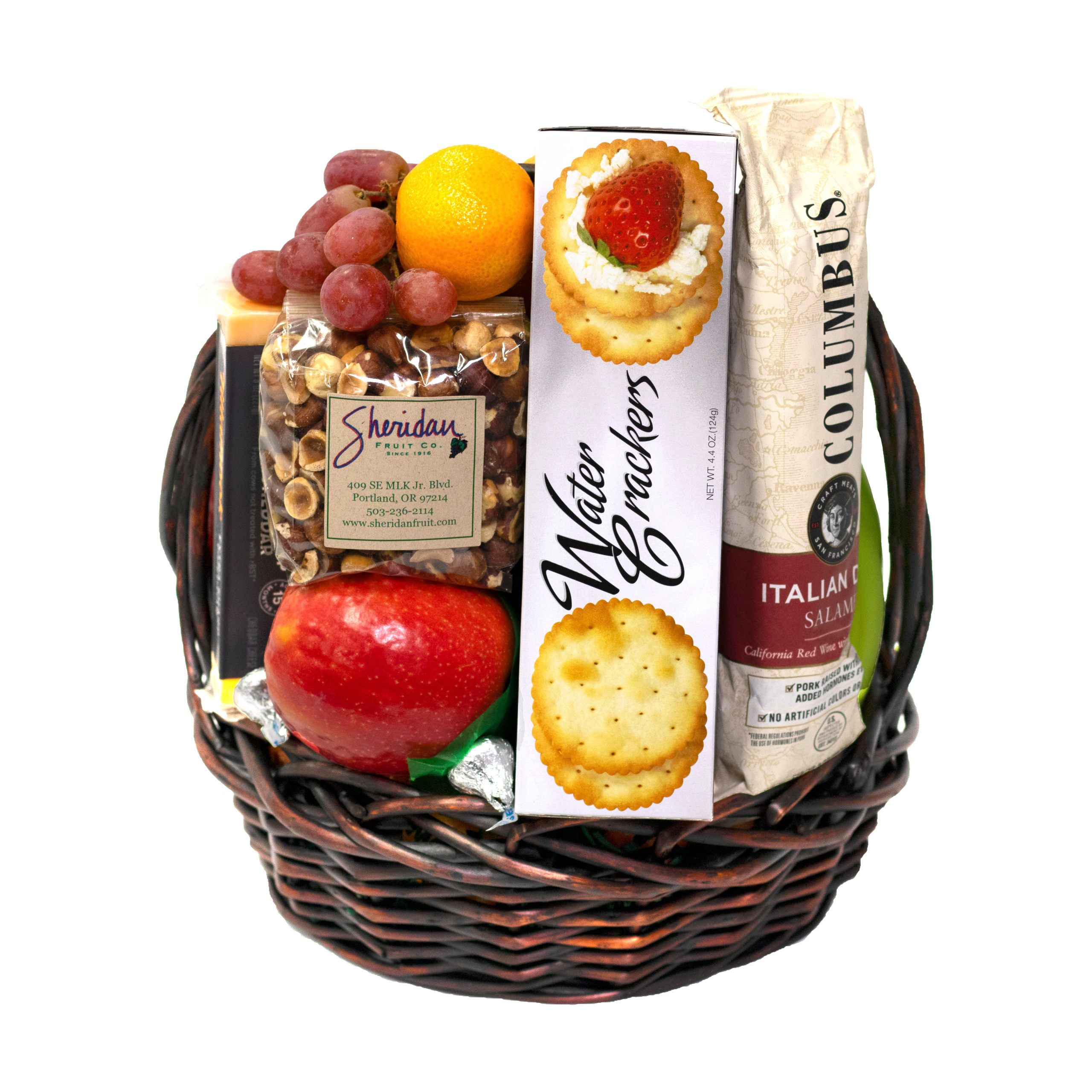 Christmas flowers-Gourmet Fruit Basket
